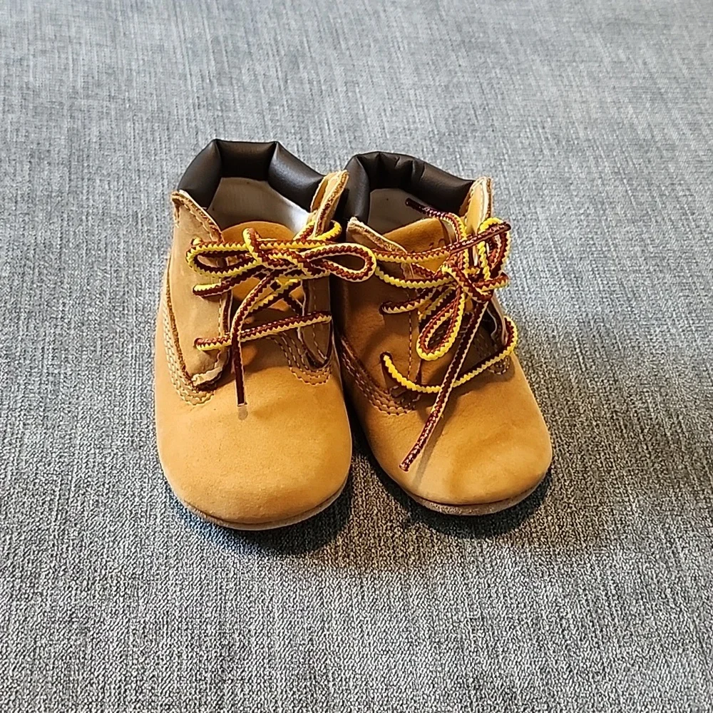 Timberland Toddler Wheat Brown Lace-Up Boots